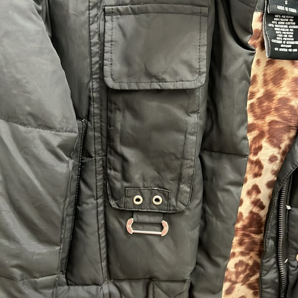 Free Country Women's Down Jacket Black Power Down Series Puffer Hooded - Picture 6 of 10